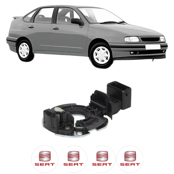 Senzor impulsuri arbore cotit SEAT CORDOBA (6K1, 6K2) 2.0 i 16V din 1996-1999 KW 110 CP 150 CMC 1984, pentru pornire auto, Bosch, 4x Stickere auto cu SEAT