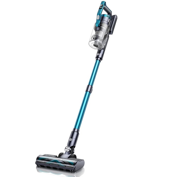Aspirator vertical 2 in 1, Rohnson Mamba Extreme Plus M7, 370 W, 25.2 V, 2500 mAh, 80 dB, cyclone, 0.5 L, 29 kPa, autonomie 55 min