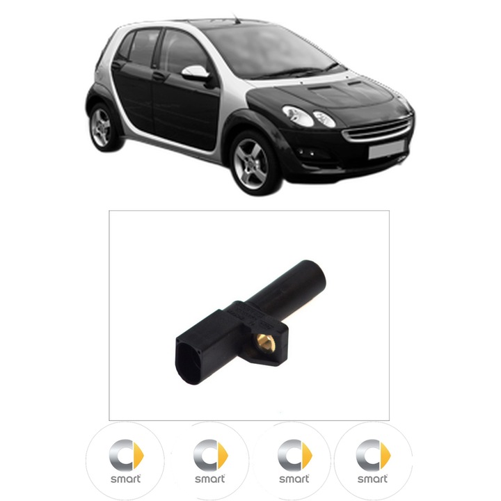 Senzor impulsuri arbore cotit SMART FORFOUR (454) 1.5 CDI (454.001) din 2004-2006 KW 70 CP 95 CMC 1493, pentru pornire auto, Bosch, 4x Stickere auto cu SMART