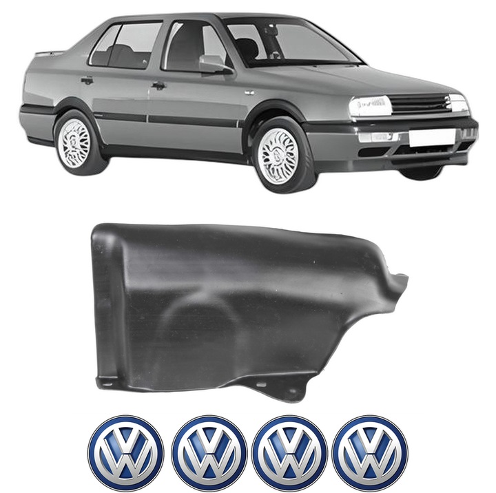 Scut motor Volkswagen VENTO (1H2) din 1991-1998, protectie auto, plastic, 4x Stickere auto cu Volkswagen
