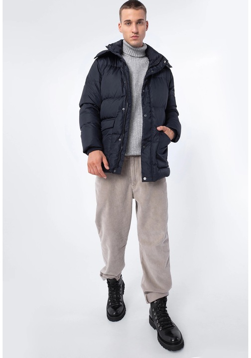 Jacheta matlasata cu puf, Wittchen, gluga, bleumarin, nailon