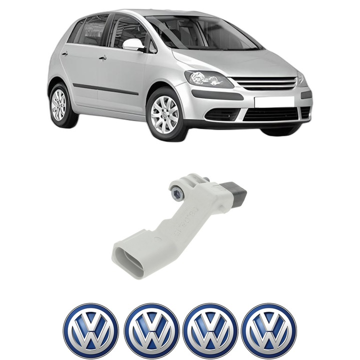 Senzor impulsuri arbore cotit Volkswagen GOLF PLUS V (5M1, 521) 2.0 TDI din 2005-2013 KW 100 CP 136 CMC 1968, pentru pornire auto, Bosch, 4x Stickere auto cu Volkswagen