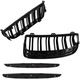 Grila intre faruri BMW E90/E91 2004-2009, MODECAR, 2 bucati, negru lucios, stanga+dreapta