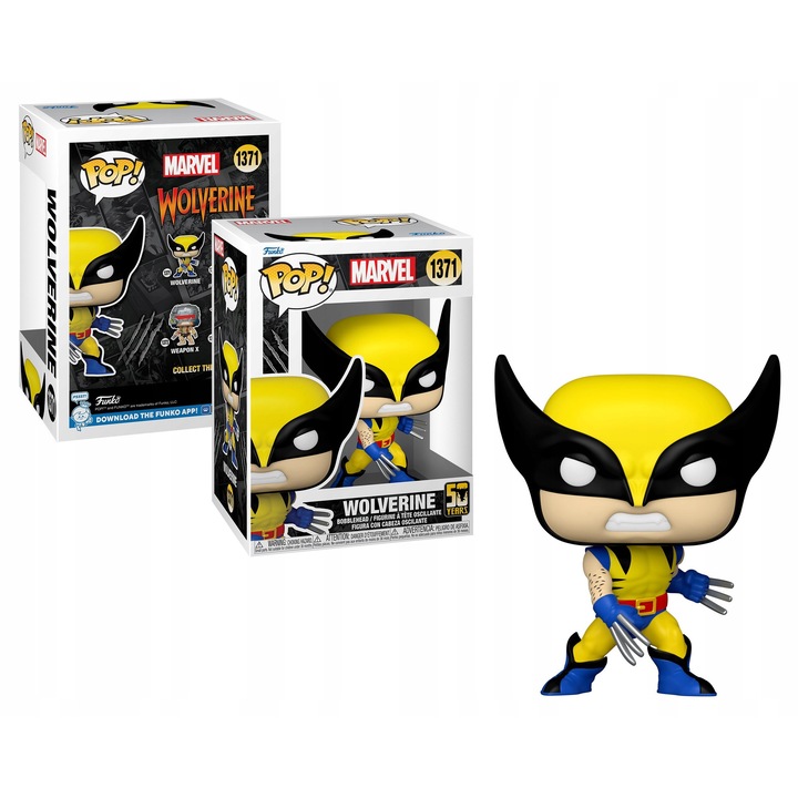Фигурина Funko Pop Marvel Wolverine 50th, многоцветен, 10x15cm