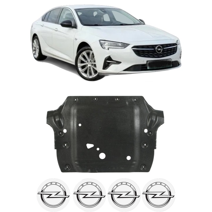 Scut motor OPEL INSIGNIA B Grand Sport (Z18) din 2017, protectie auto, plastic, 4x Stickere auto cu OPEL