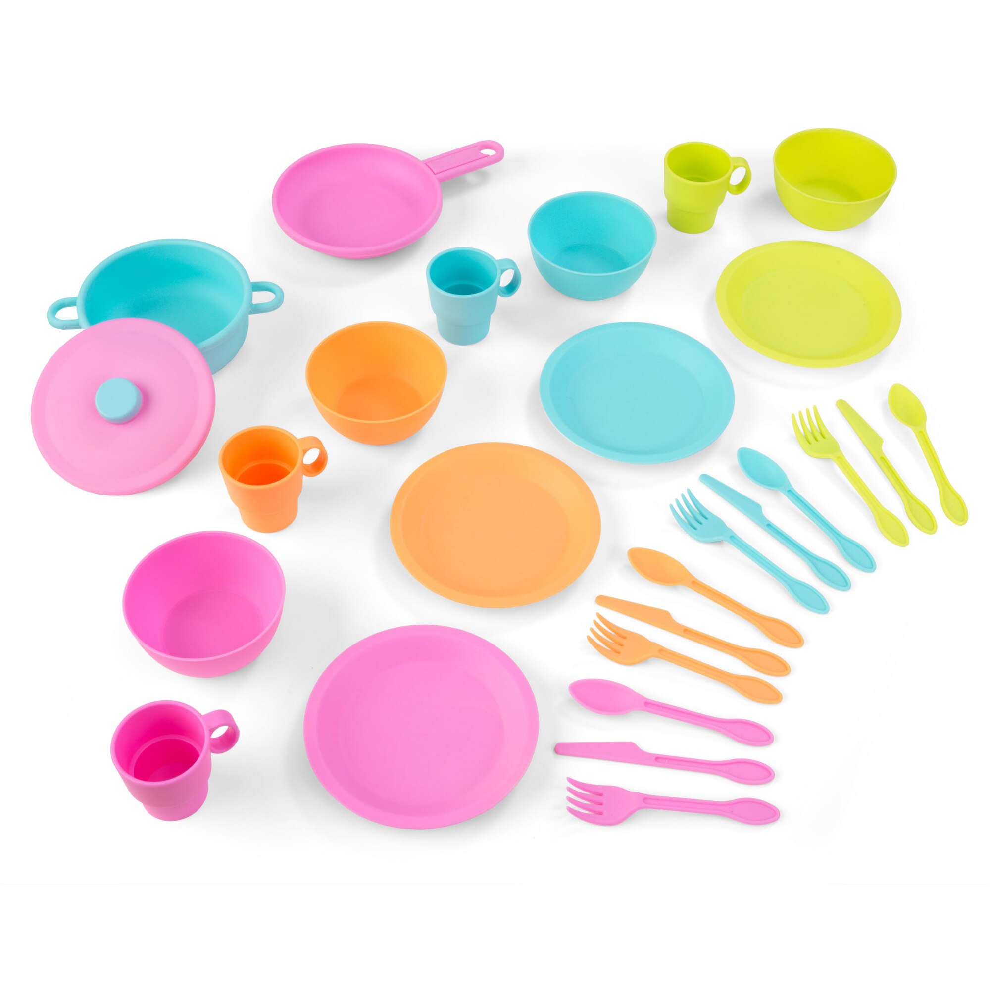 Accesorii pentru bucatarie 27 piese Bright Cookware Set - Kidkraft