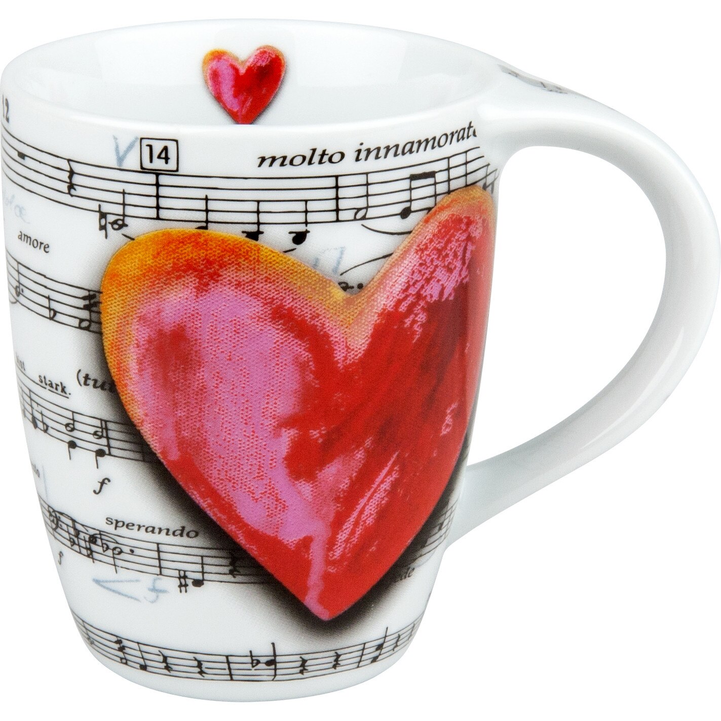 Cana portelan (320 ml) Cantec de dragoste