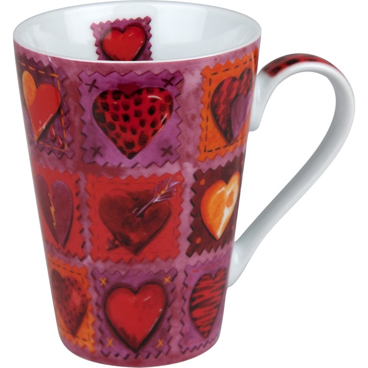 Cana portelan (420 ml) Pasiune in mov