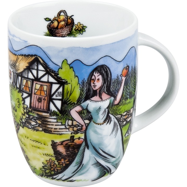 Cana portelan (330 ml) Alba ca zapada