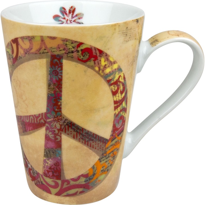 Cana portelan (420 ml) Peace, man!