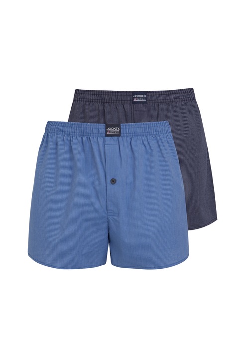 Jockey Jockey, Set de boxeri cu talie elastica - 2 piese, Albastru