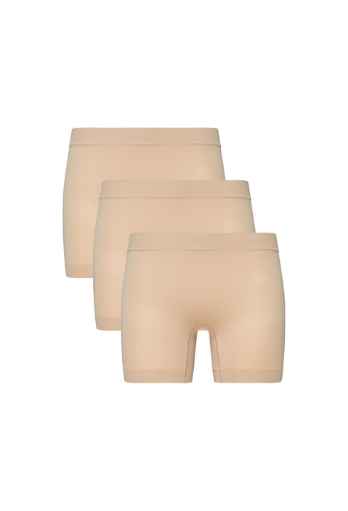 Jockey, Set de boxeri cu talie medie - 3 perechi, Bej, 2XL