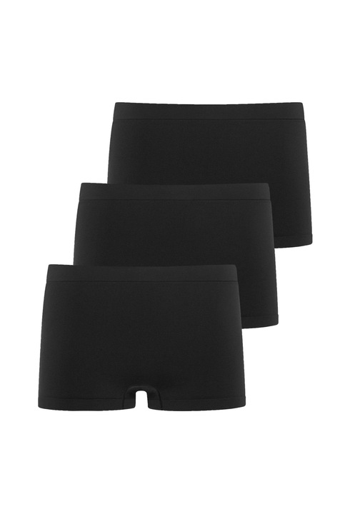 Jockey, Set de chiloti hipster fara cusaturi - 3 perechi, Negru