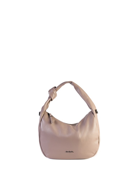 Pierre Cardin, Кожена чанта за рамо Sélene, Сиво-кафяв