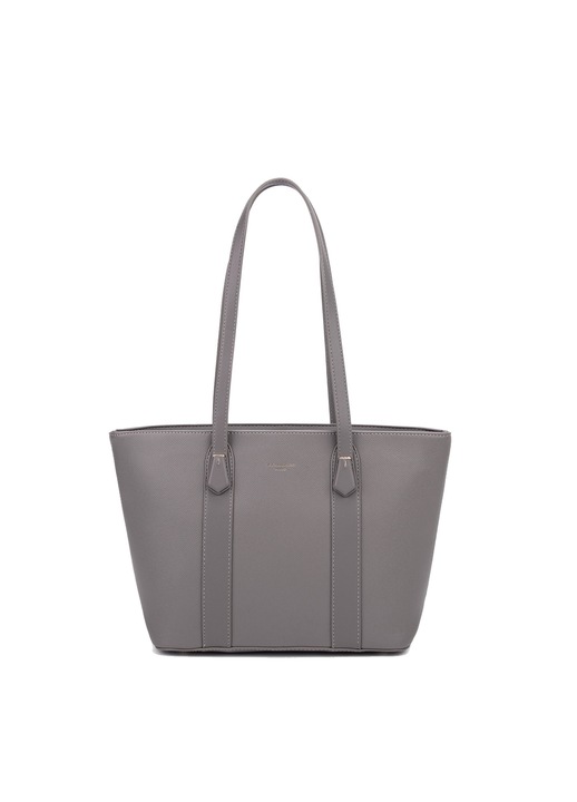 David Jones, Geanta din piele ecologica cu bareta de umar Elora, Gri