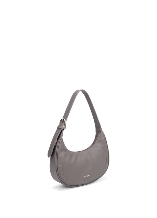 David Jones, Geanta din piele ecologica cu bareta de umar Valenska, Maro taupe