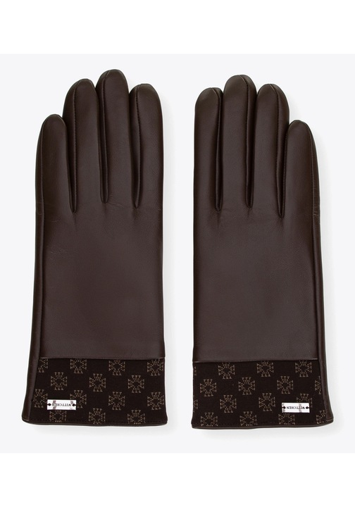 Manusi dama, Wittchen, piele naturala, maro, M