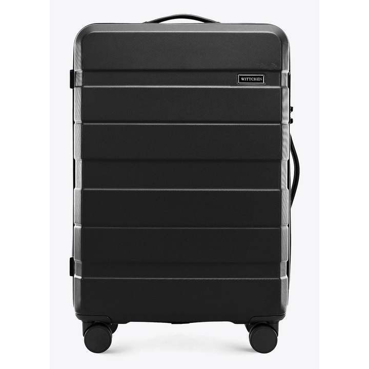 Set de trolere WITTCHEN, ABS, 3 piese, negru, 56x36x23cm, 66x41x27cm, 76x46x31cm
