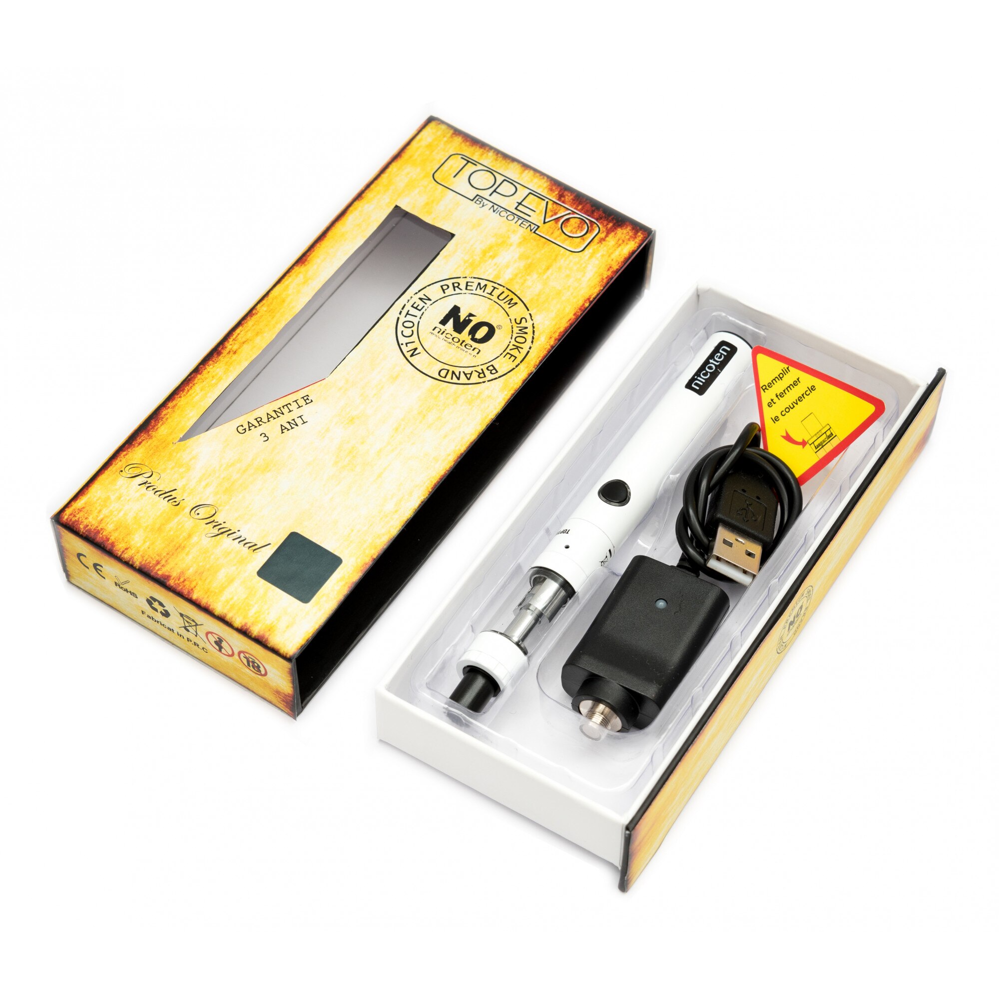 Tigara electronica NiCOTEN TOP EVO Starter Kit USB