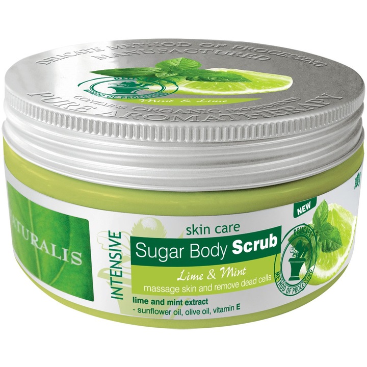 Scrub de corp Naturalis Lime & Mint
