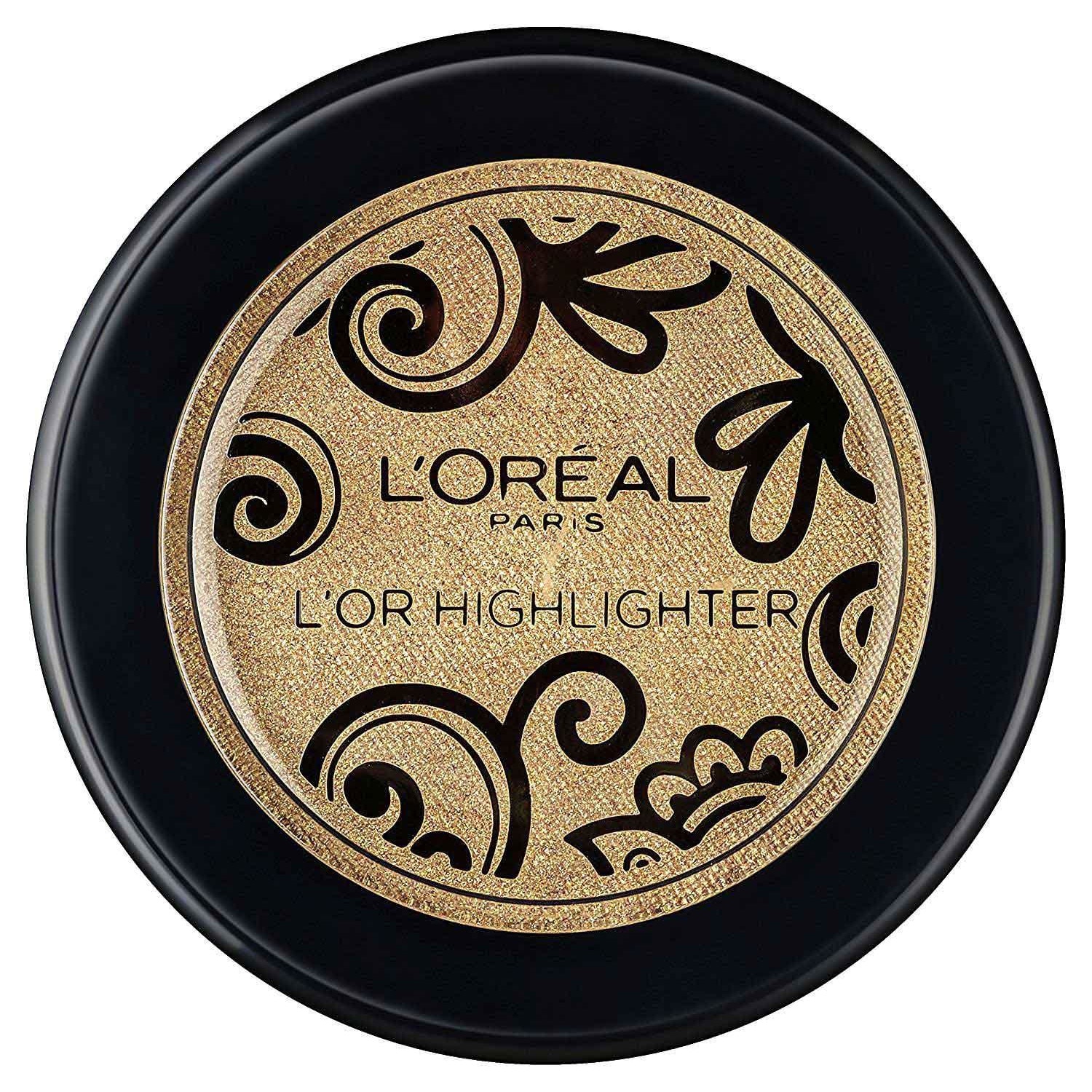 Iluminator cu Irizatii Aurii L'Oreal Paris L'Or Powder Highlighter, 3.5g