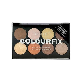 Paleta Profesionala cu 8 Iluminatoare Pudra TECHNIC Colour Fix Highlighter Palette, 15.6g Paleta Profesionala cu 8 Iluminatoare Pudra TECHNIC Colour Fix Highlighter Palette, 15.6g