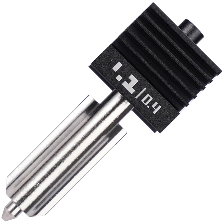 Hotend cu duza din otel calit, Bambu Lab, 0.4mm, pentru Bambu Lab P2S, H2D si H2S
