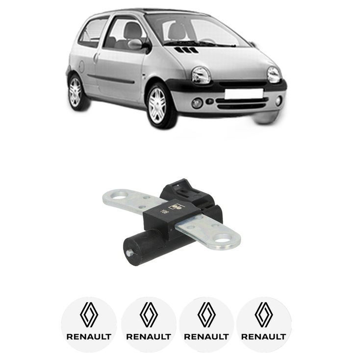 Senzor impulsuri arbore cotit RENAULT TWINGO I (C06_) 1.2 16V (C06C, C06D, C06K) din 2001-2007 KW 55 CP 75 CMC 1149, pentru pornire auto, Bosch, 4x Stickere auto cu RENAULT