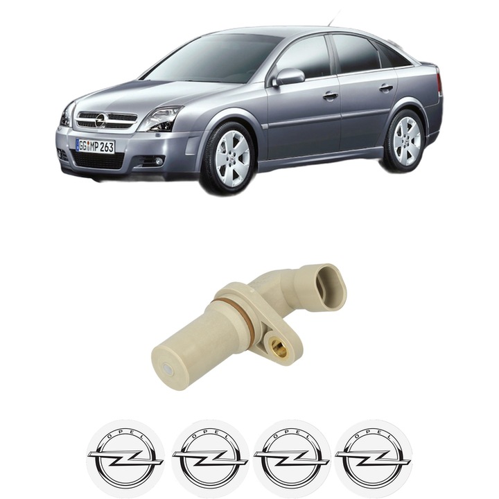 Senzor impulsuri arbore cotit OPEL VECTRA C GTS (Z02) 1.9 CDTI (F68) din 2004-2009 KW 88 CP 120 CMC 1910, pentru pornire auto, Bosch, 4x Stickere auto cu OPEL