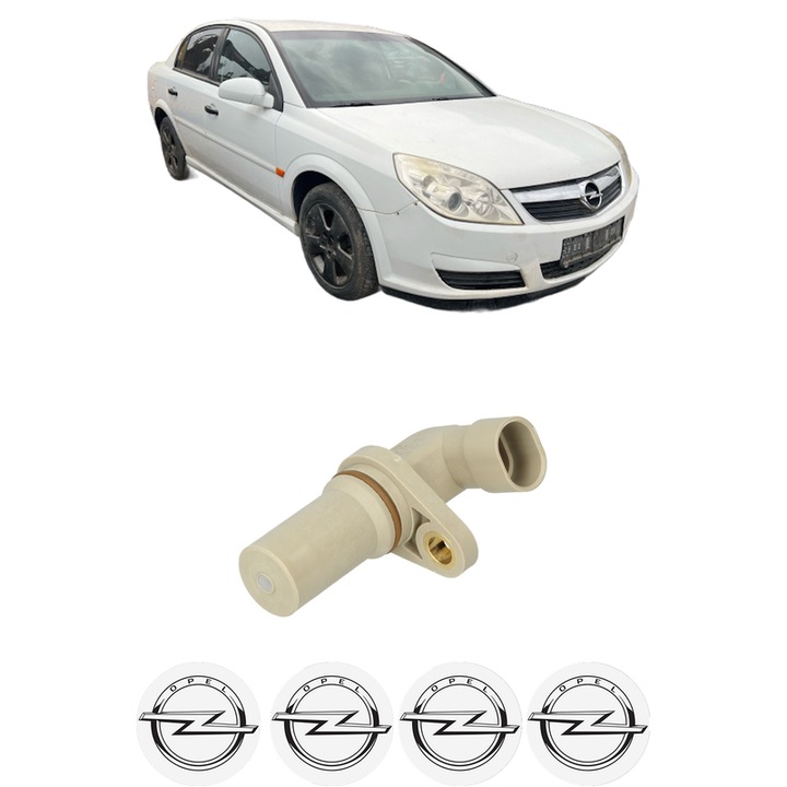 Senzor impulsuri arbore cotit OPEL VECTRA C (Z02) 1.9 CDTI (F69) din 2004-2009 KW 88 CP 120 CMC 1910, pentru pornire auto, Bosch, 4x Stickere auto cu OPEL