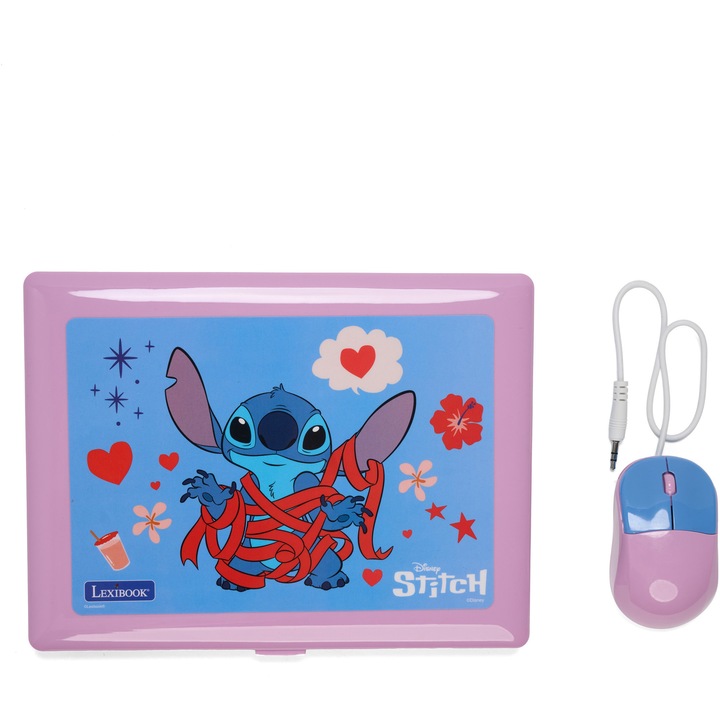 Laptop educational Lexibook - Disney Stitch, bilingv EN/RO, 124 ...