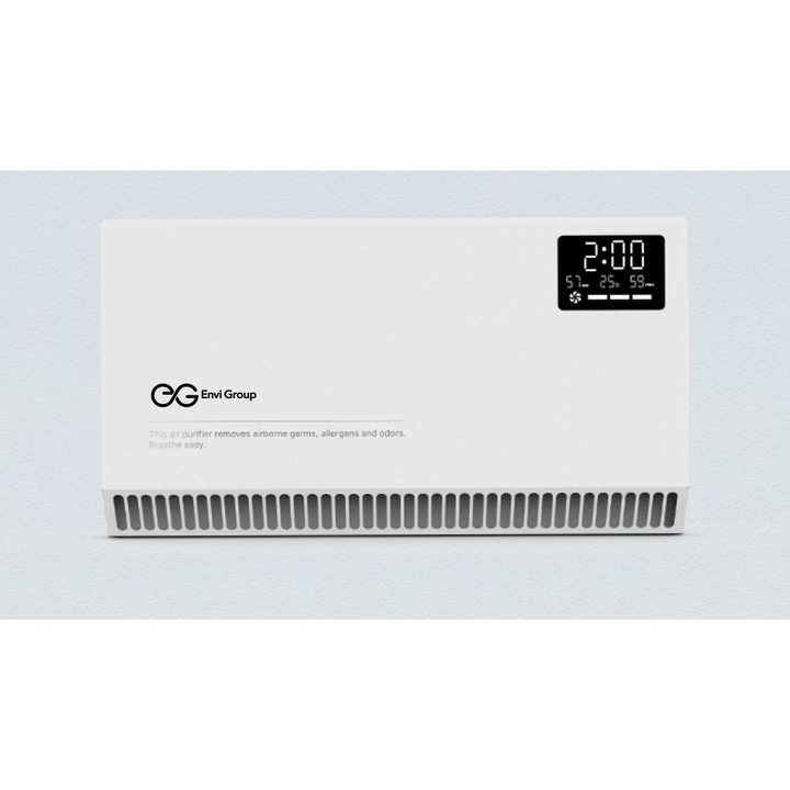 Purificator de aer Sharp UA-PG50E-W, ionizare Plasmacluster, 3 filtre, senzor de praf, Alb