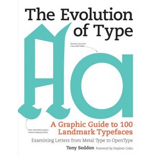 The Evolution of Type: A Graphic Guide to 100 Landmark Typefaces, Tony Seddon (Author)