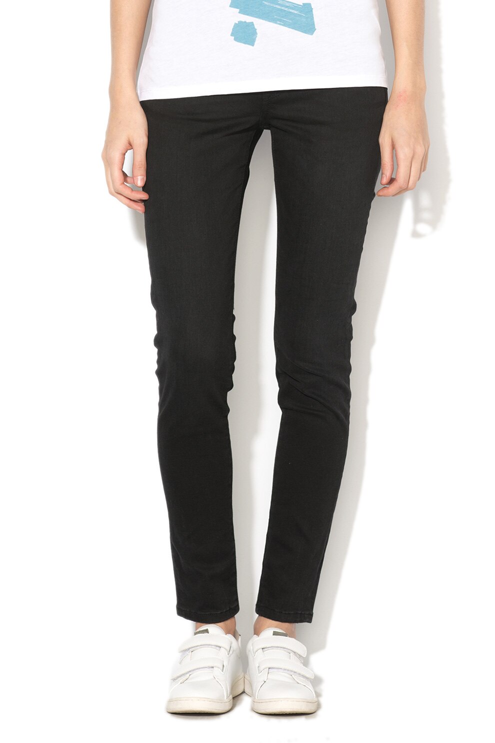 Pepe Jeans London, Blugi skinny Soho, Negru