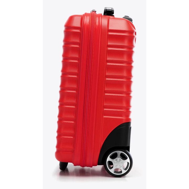 Куфар WITTCHEN, кабина, ABS, червен, 2 колела