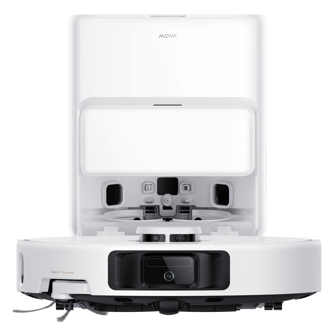 Robot aspirator si mop MOVA P50 Ultra, 19000Pa, Auto-curatare, Perii anti-incurcare, Statie inteligenta, Alb