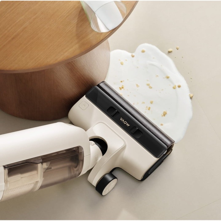 Вертикална прахосмукачка и моп MOVA K30 Mix, 600 мл, LED, 18000Pa, бял