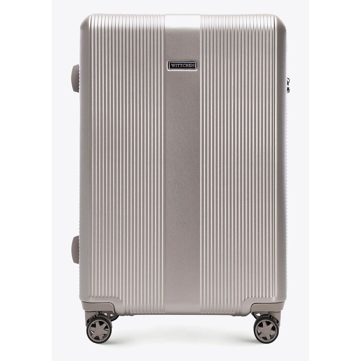 Set de trolere WITTCHEN din polikarbonat, 3 dimensiuni, cu cosmetice, bej