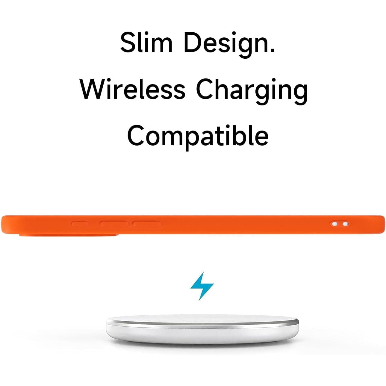 Husa Soft Touch, slim, ALC Mobile, anti soc, compatibila cu IPhone 17 Pro, Portocaliu Tpu