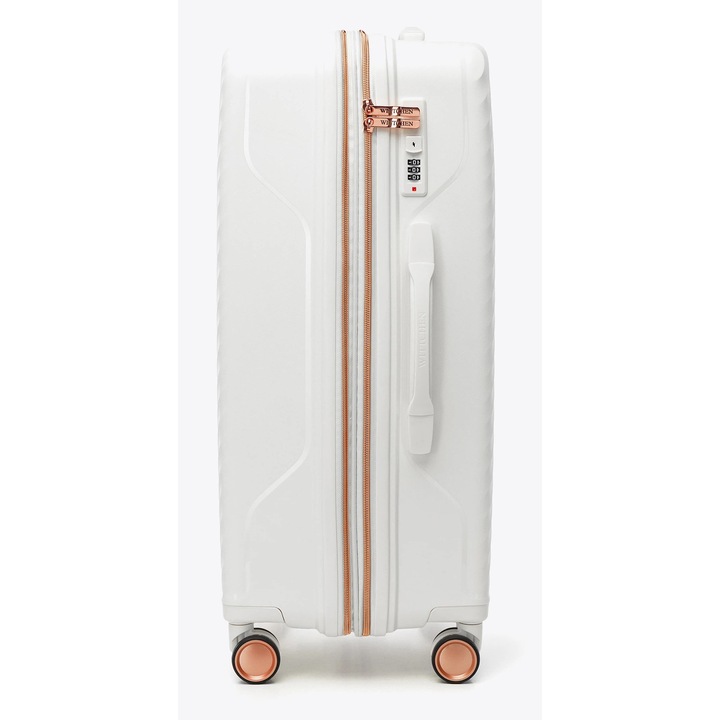 Troler mediu WITTCHEN, polipropilen, crem-auriu, functie de extindere, 4 roti, 360°