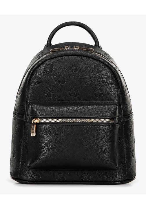 Rucsac fashion dama WITTCHEN, piele ecologica, negru, cu doua buzunare