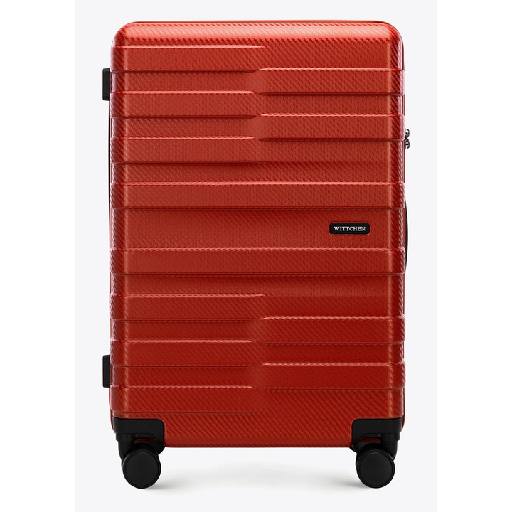 Комплект куфари WITTCHEN, поликарбонат, 3 броя, червен, 56-3P-581, 56-3P-582, 56-3P-583, 56-3P-584