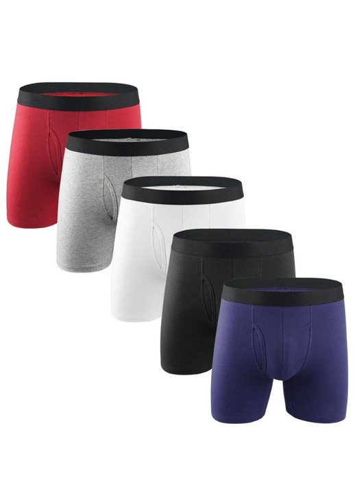 Set 5 barbati, Ronyes, bumbac, Multicolor