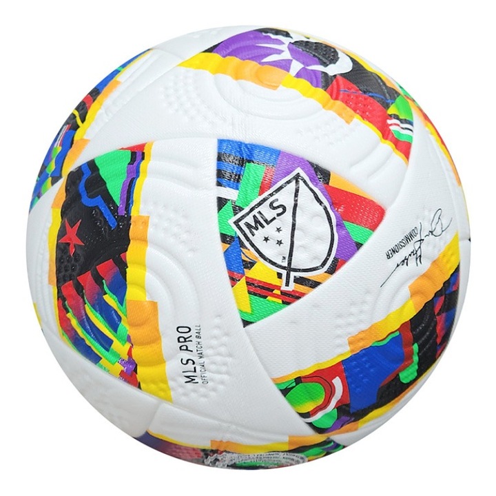 Minge de fotbal Ronyes, poliuretan, marimea 5, multicolor