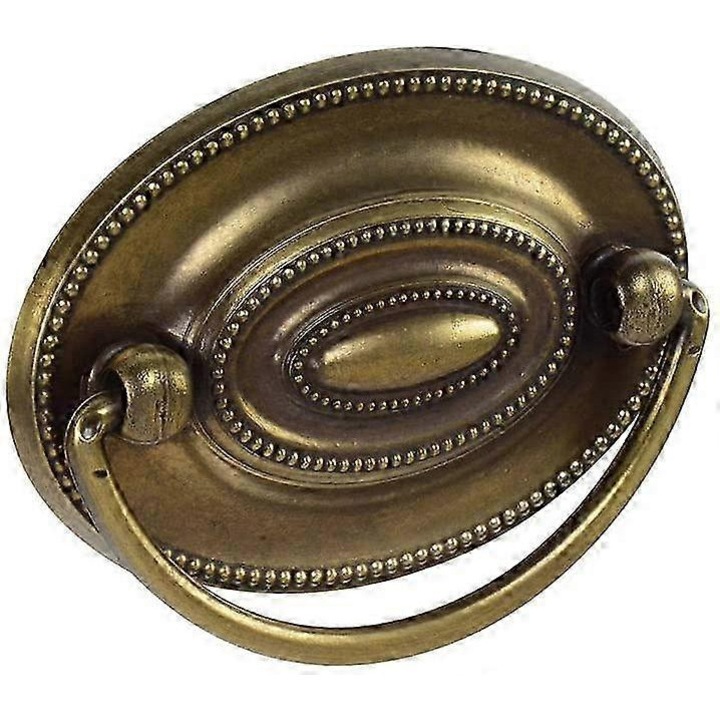 Manere pentru mobila, oval, finisaj englezesc antic, set de 10, 3x81mm, 2x57mm, 2x56mm