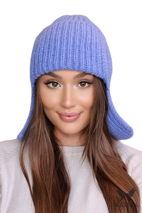 KAMEA téli sapka, kék színű, antiallergén anyag, hőmentes