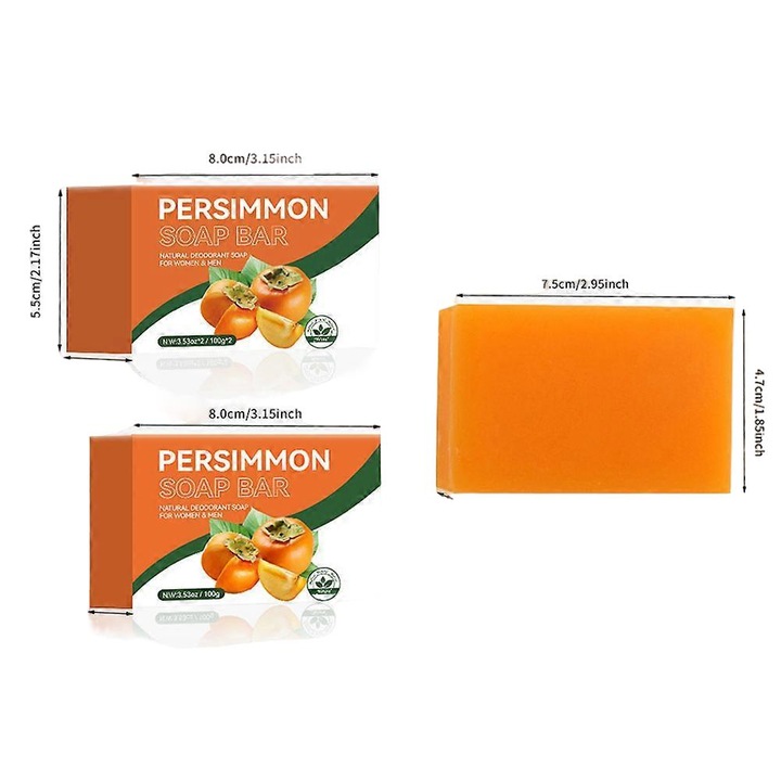 Сапуни с райска ябълка, комплект 100g/200g, неутрализиране на миризми, дълбоко почистване, за всички типове кожа