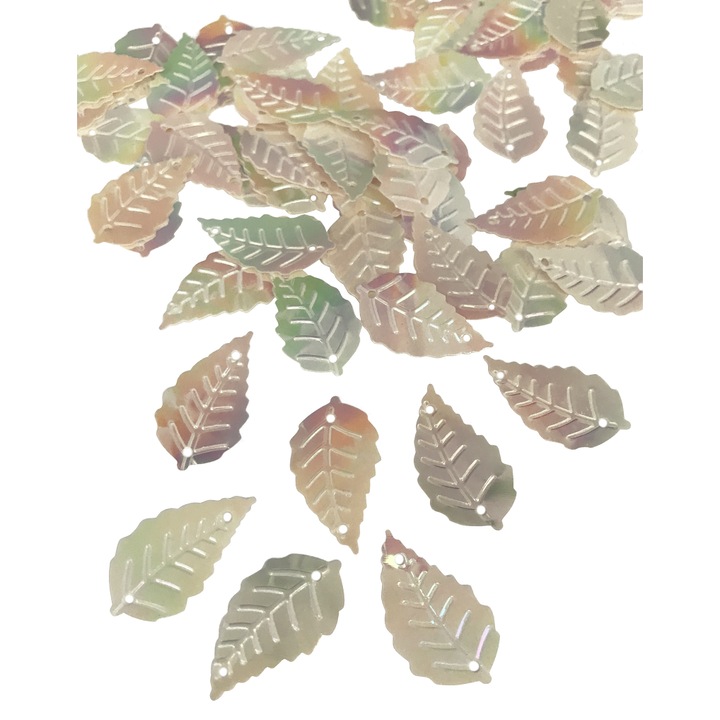 Set de paiete KAMEA, 100 bucati, perle opalizate, 2,5 cm x 1,5 cm