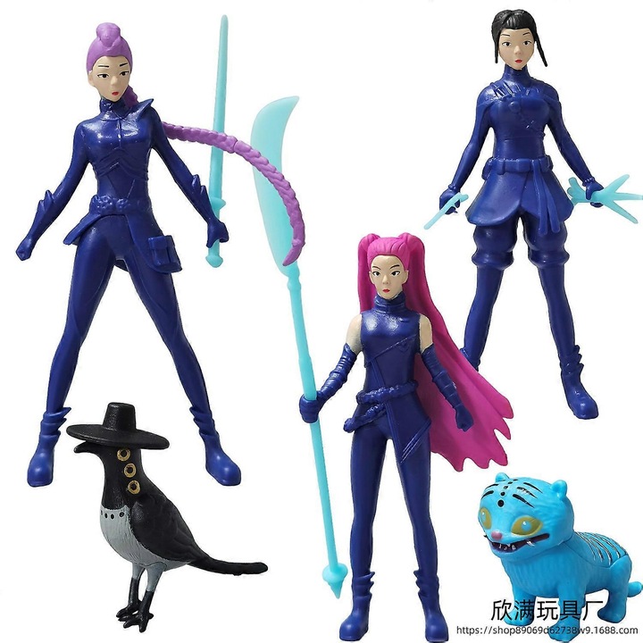 Set figurine MINISO, 5 piese, PVC, Film & TV, unisex, 1/60