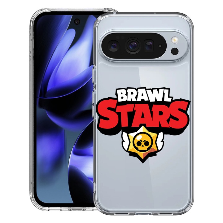 BestCase® Husa pentru Google Pixel 10 / Pixel 10 Pro cu Design Brawl Stars, Clear Slim Silicon, Antisoc, 2042412 T 1610